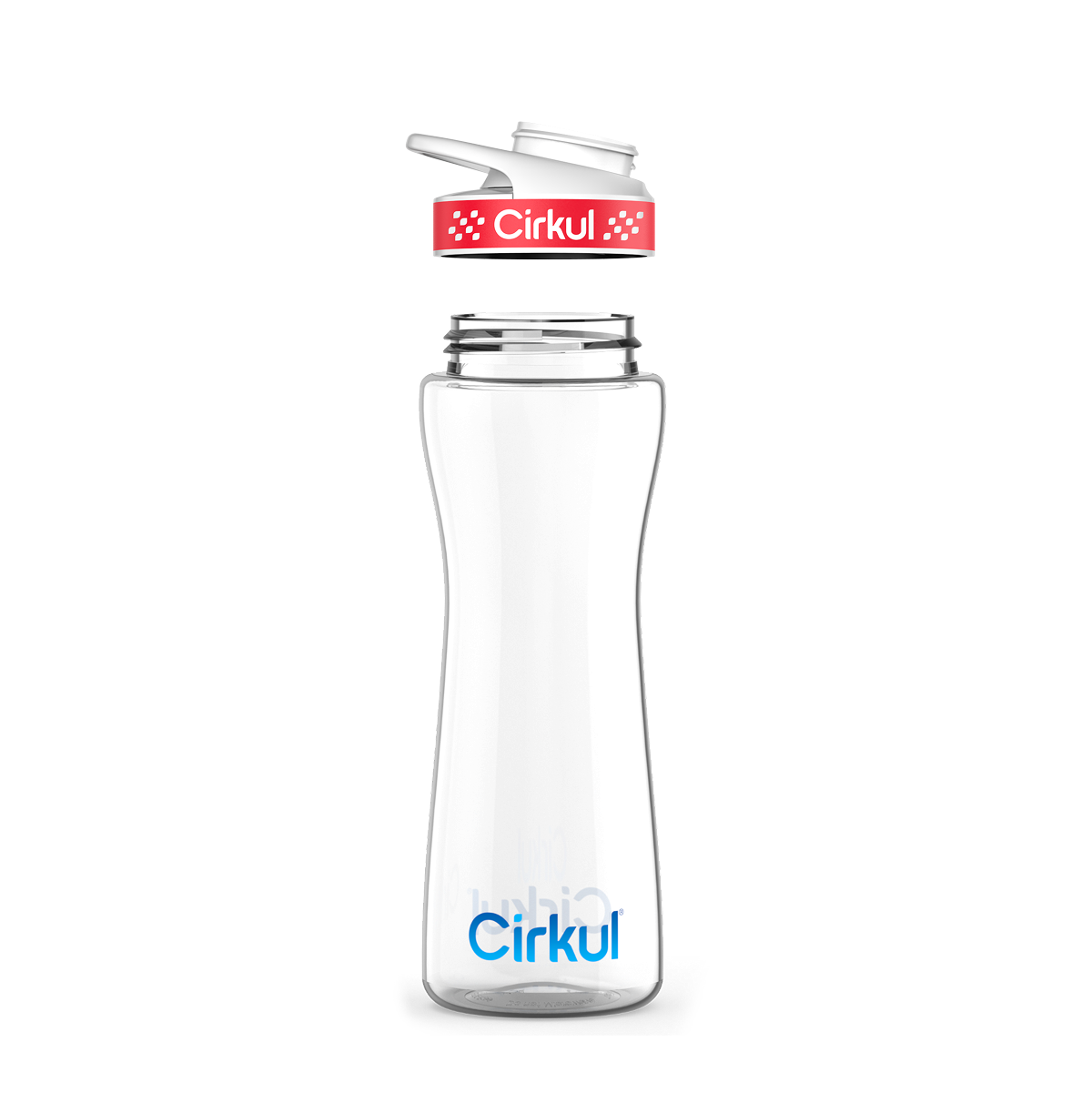 22oz. Plastic Bottle & Comfort Grip Lid