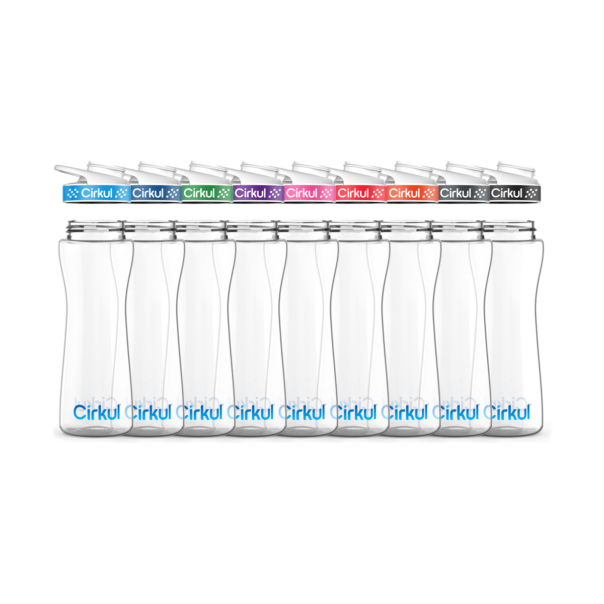 22oz. Plastic Bottle & Comfort Grip Lid