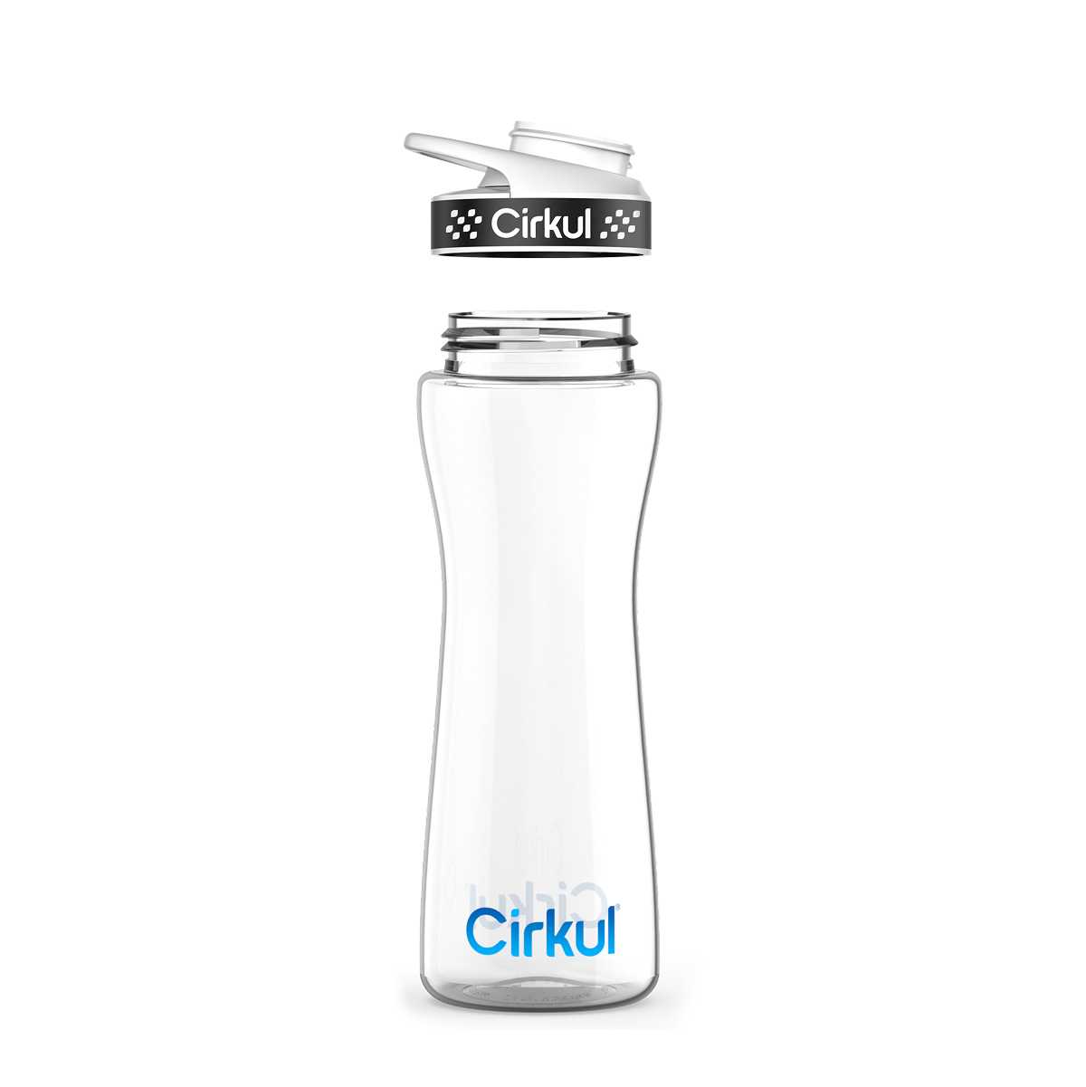22oz. Plastic Bottle & Comfort Grip Lid