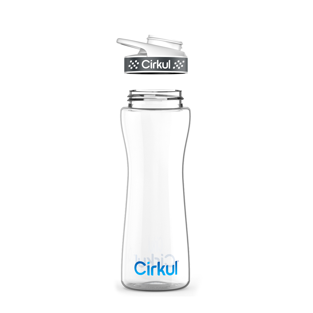 22oz. Plastic Bottle & Comfort Grip Lid
