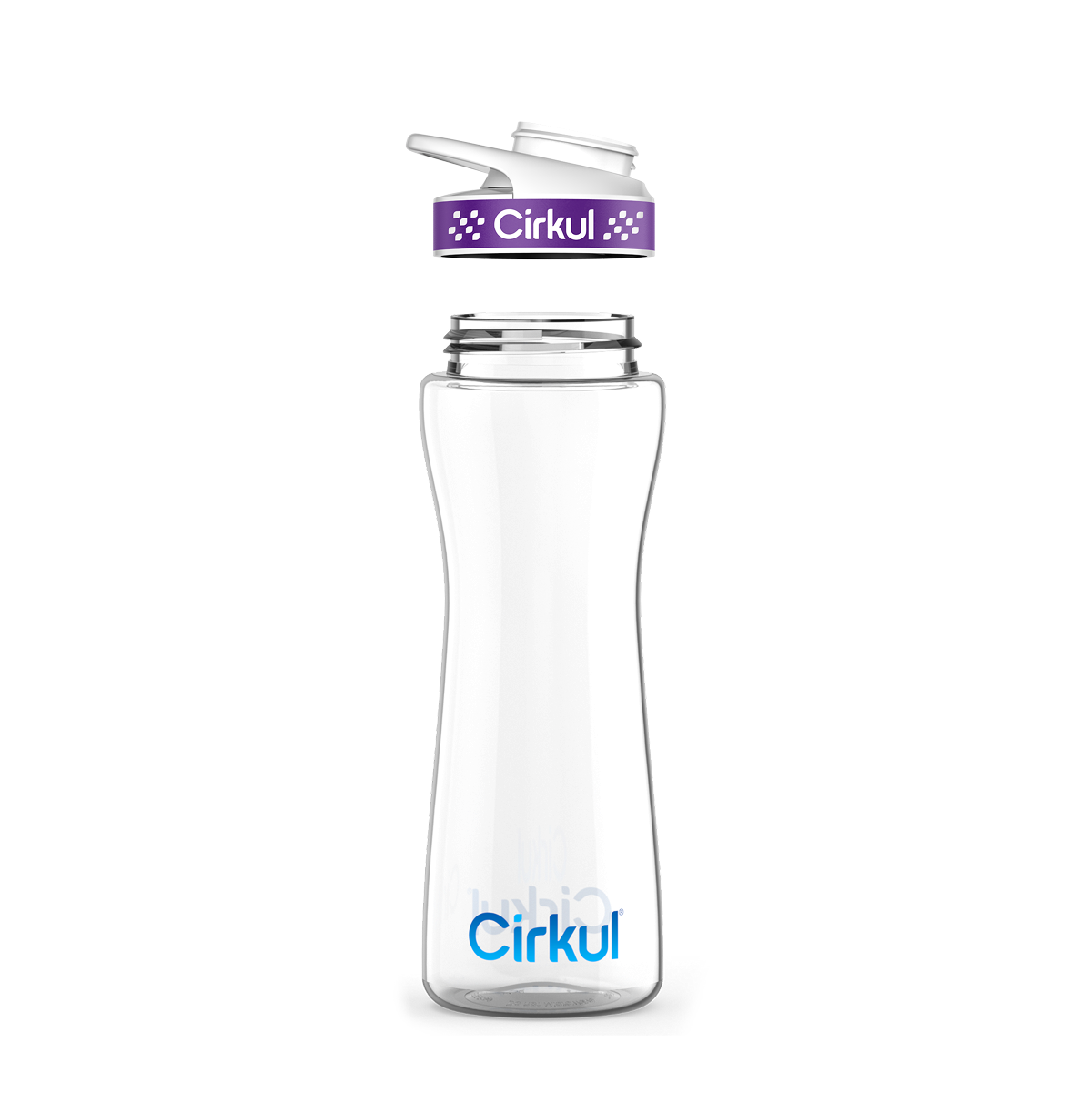 22oz. Plastic Bottle & Comfort Grip Lid