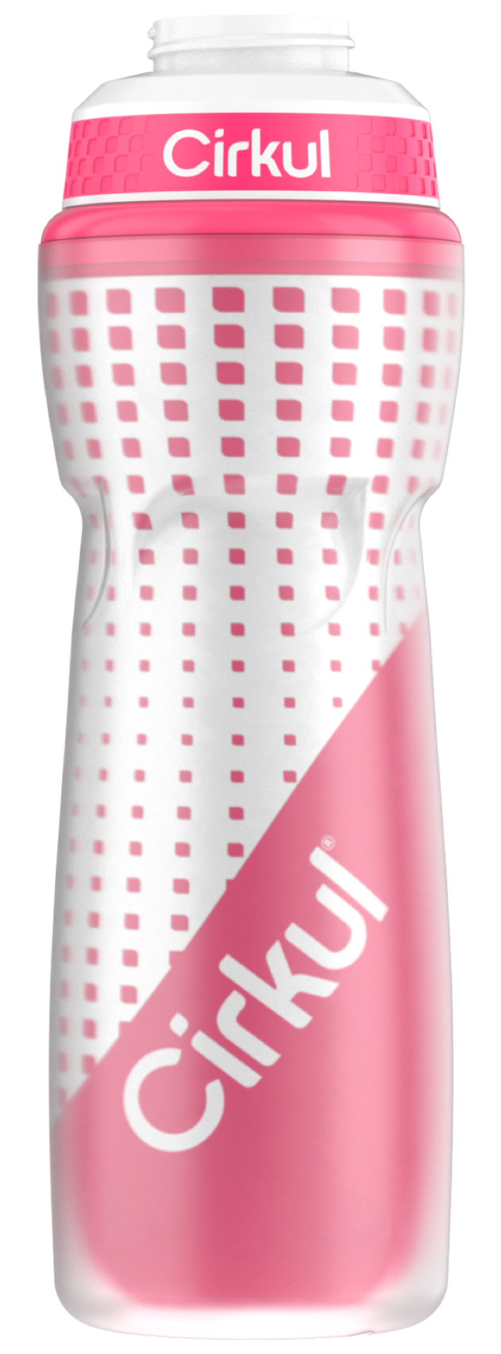 22oz. Insulated Squeeze Plastic Bottle & Sport Lid