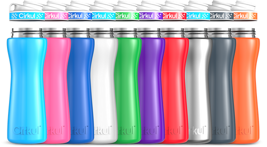 Custom 22oz. Stainless Steel Bottle & Comfort Grip Lid