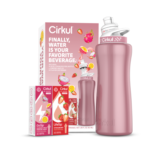 32oz. Rose Gold Stainless Steel Bottle Starter Kit